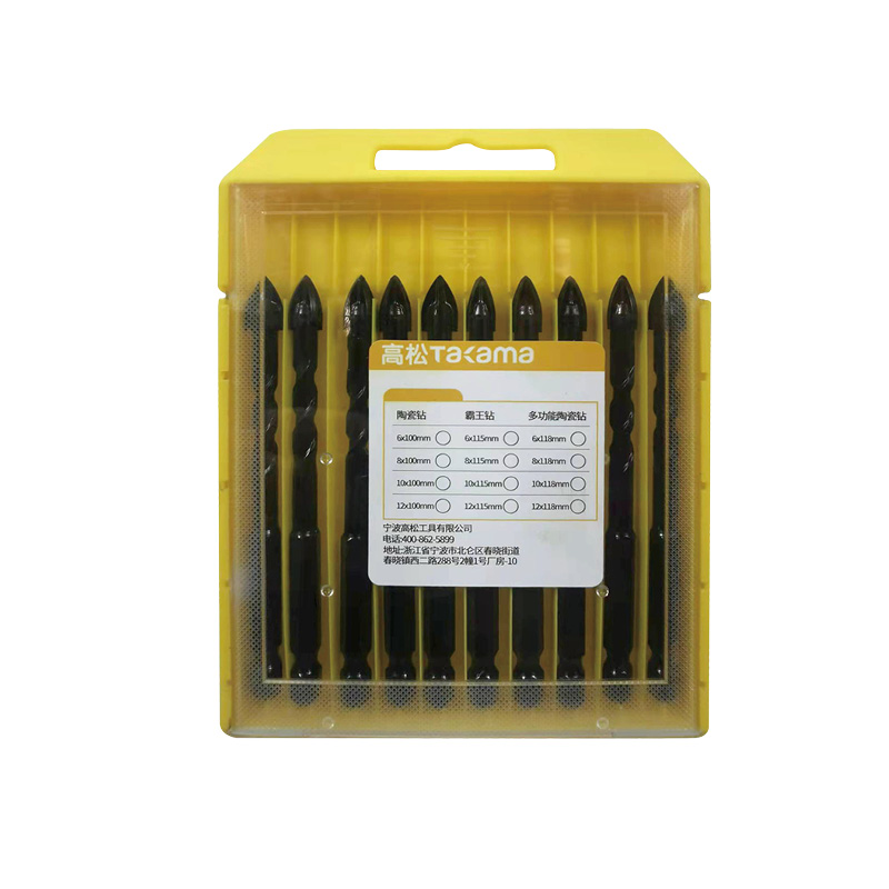高松takama 六角十字多功能陶瓷钻8*118mm903308 10支/盒