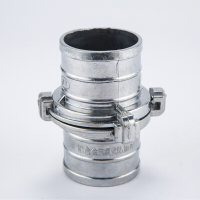 汐岩1/2/3/4/5/6/8寸快速活铝合金通用2爪加厚铝接头扣配件水带 2.5寸加厚3爪接头(65mm)