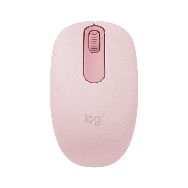 罗技(Logitech)M196 无线蓝牙鼠标 办公鼠标 笔记本商务办公家用 小巧便携 对称手型 玫瑰粉