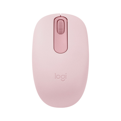 罗技(Logitech)M196 无线蓝牙鼠标 办公鼠标 笔记本商务办公家用 小巧便携 对称手型 玫瑰粉