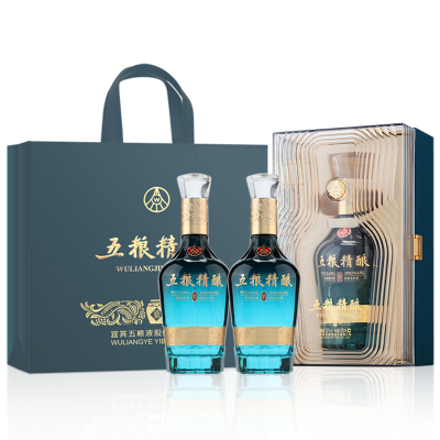 五粮液股份五粮液百鸟朝凤佳酿52度2瓶纯粮食浓香型白酒礼盒装