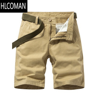 HLCOMAN男士短裤夏季超薄款中裤宽松直筒5分裤休闲商务马裤五分裤子