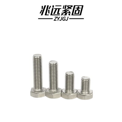兆远紧固 304不锈钢六角螺栓(个)(6*30)