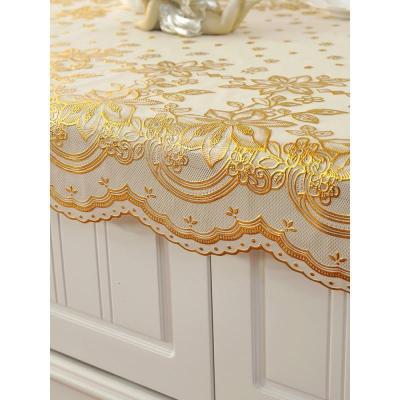 家柏饰(CORATED)茶几垫pvc桌布防水防油免洗蕾丝餐桌布布艺北欧台布客厅