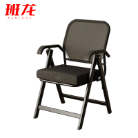 班龙折叠椅网布黑色把