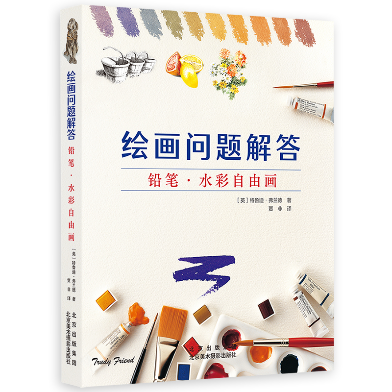 音像绘画问题解答铅笔·水彩自由画(英)特鲁迪·弗兰德