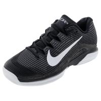 Nike耐克女士网球鞋轻量缓震稳定耐磨黑白色轻质耐磨运动鞋