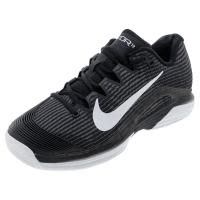 Nike耐克女士网球鞋轻量缓震稳定耐磨黑白色轻质耐磨运动鞋
