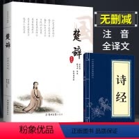 [正版]楚辞全集注音版 文白对照 原文注释译文注音 诗经楚辞取名书籍 易中天冯唐张皓宸 楚辞诗歌离骚屈原中国古诗词中