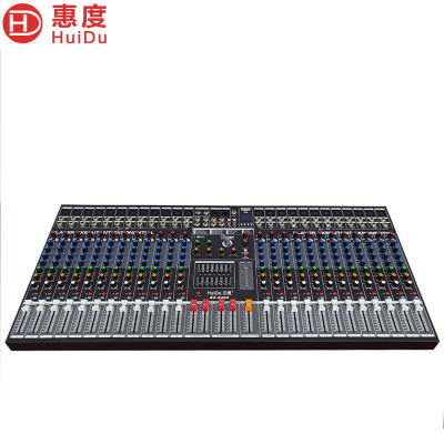 惠度(HuiDu)EX-2400专业工程调音台舞台会议婚庆演出带蓝牙USB数字混响调音台带效果均衡24路调音器