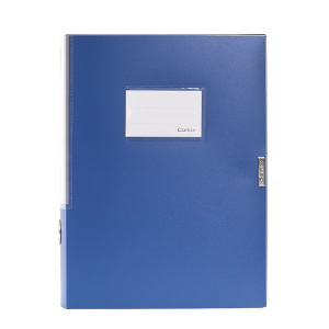 齐心 ZA0006档案盒75mm A4 灰蓝 单个装