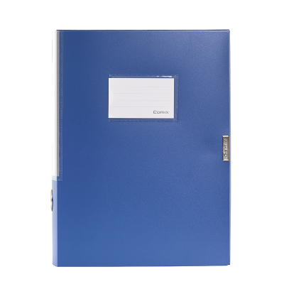 齐心 ZA0006档案盒75mm A4 灰蓝 单个装