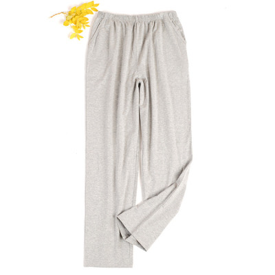 HLCOMAN春秋款加大码男女睡裤长裤棉家居宽松秋裤条纹格子260斤可穿睡裤