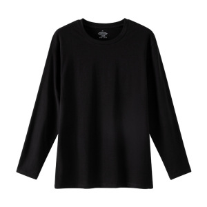 冬纯棉单件上衣保暖男士内衣全棉毛衫打底秋衣薄款工厂