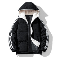 冬季男装加厚保暖韩版潮流连帽宽松羽绒服男有型穿搭潮牌男士外套