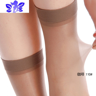 Ideamini5D高透明天鹅绒短丝袜子1516女夏超薄隐形珠光纯色弹力