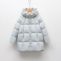 90鸭绒羽绒服女宽松加厚新款泡芙云朵简约纯色外套_3323