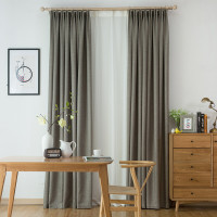 煊煜 遮光布帘(双面麻) 100*100cm 平方米