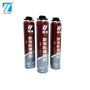 恒良牌发泡胶 泡沫胶 填缝剂750ml 850g(门窗墙缝专用)