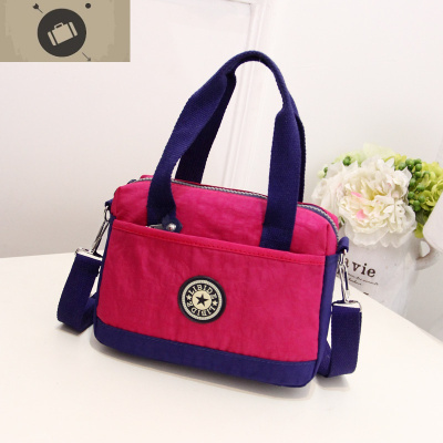 防水加厚牛津帆布女士手提小布包妈咪小拎包午餐饭盒袋便当包女包艾狄伊娃手提包