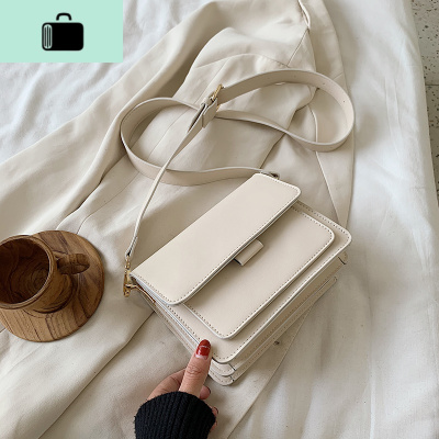 白色包包女2020春季新款网红斜挎包百搭质感高级感洋气单肩小方包NEW LAKE女斜挎包