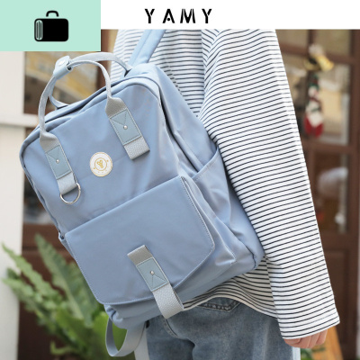 花曦家 双肩包女逛街用小背包潮女百搭简约大学生书包2020年新款NEW LAKE