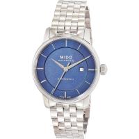 Mido/美度瑞士自动机械蓝盘女士腕表毫米不锈钢镶钻防水英尺