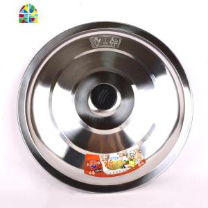 不锈钢大锅盖 炒锅平底锅盖家用老式铁锅盖子 缸盖顶盖加厚大 FENGHOU 40井特厚钢盖39厘米