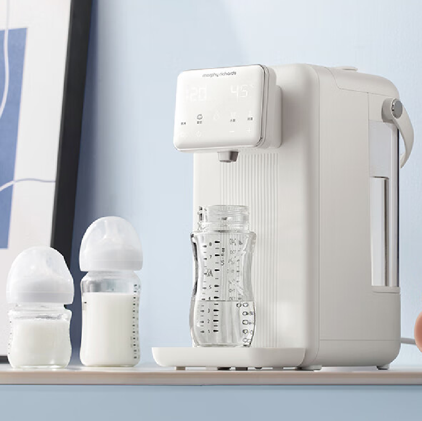 摩飞电器(Morphyrichards)饮水机MR5300A多段控温烧水壶一键除氯恒温水壶母婴级材质定量定温泡奶机全不锈