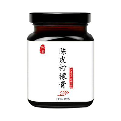 陈皮柠檬膏300g瓶老冰糖蜂蜜橘皮膏滋膏方