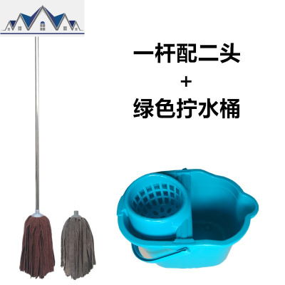家用拖把手压式拧水拖地桶布条墩布干湿两用懒人拖地免手洗 三维工匠