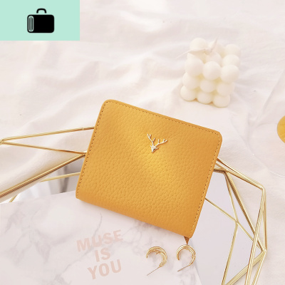 皮钱包女短款2020新款可爱日系少女心ins小巧超薄简约小零钱包NEW LAKE