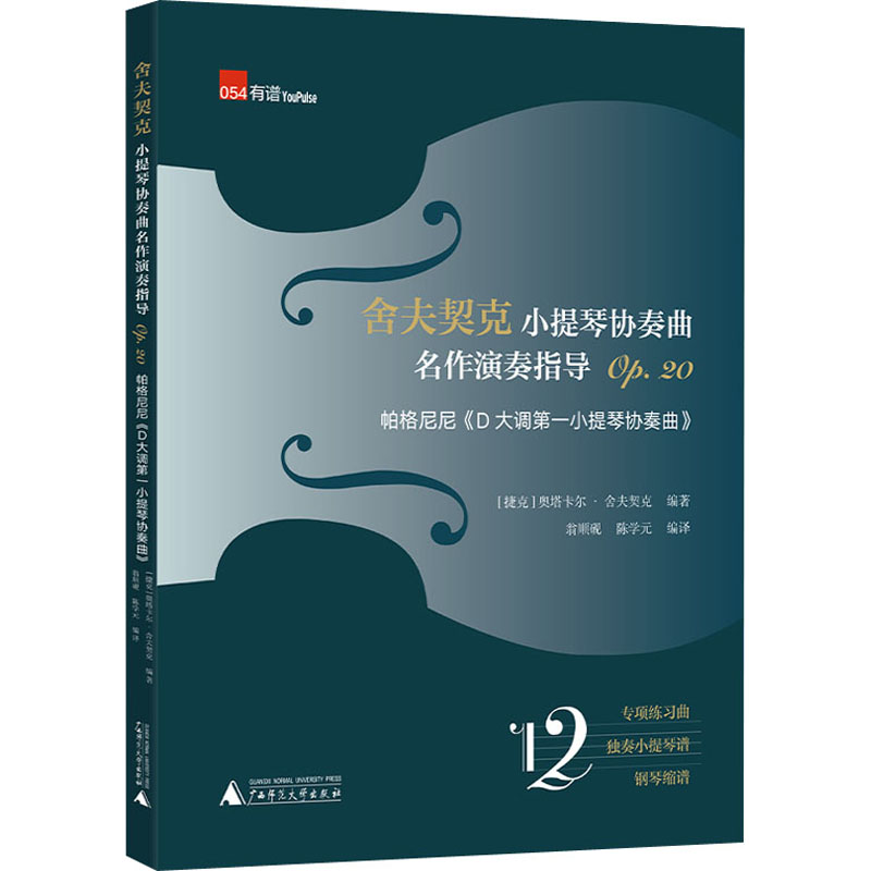 舍夫契克小提琴协奏曲名作演奏指导 Op.20