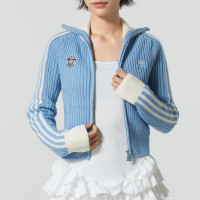 阿迪达斯 (adidas)三叶草女装新款修身运动服短款潮流时尚夹克外套KF0719 ZP
