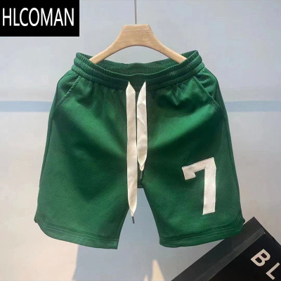 HLCOMAN夏季男士短裤薄款宽松网红超火休闲运动五分裤子弹力百搭沙滩裤男