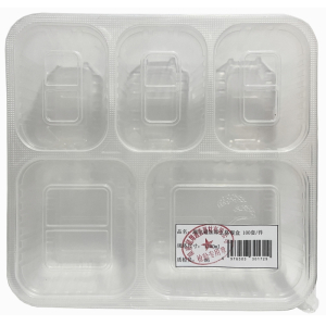 翔尔通 一次性加厚五格餐盒 12001ML 00套/件