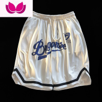 七斓美式高街潮牌篮球短裤男夏季薄款宽松运动裤韩版潮流休闲五分裤子