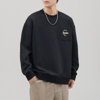 |秋季新款字母印花男士卫衣休闲运动圆领套头潮流卫衣男