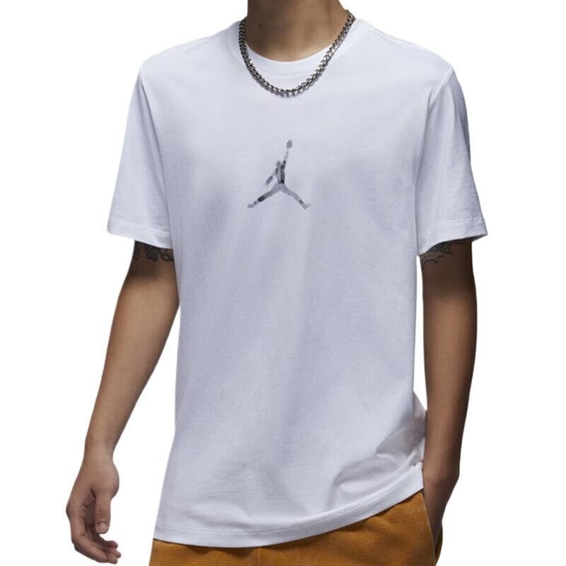 NIKE耐克短袖T恤JORDAN运动休闲针织圆领男装FD7030-101 D