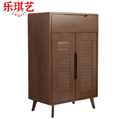 乐琪艺 实木鞋柜 60*34.4*98.5cm 个
