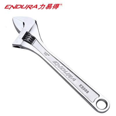 力易得(ENDURA)6英寸重型铬钒钢活扳手 带刻度活动扳手 E2031