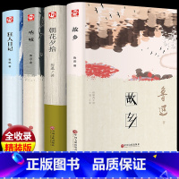 精装版故乡+朝花夕拾+呐喊+狂人日记 [正版]精装版故乡鲁迅小说作品集全集原著朝花夕拾 呐喊 狂人日记6-9-12岁小学