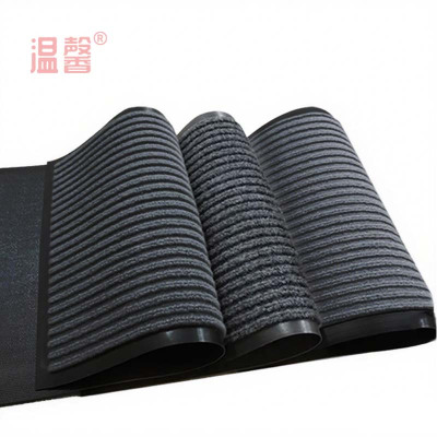 温馨 条纹地毯 灰色1.6*15m 卷