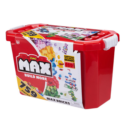 ZURUMAX创意系列早教拼插积木小颗粒拼装积木儿童玩具男女孩8347内含759颗粒积木