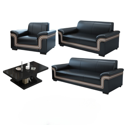 悦兴诚商务沙发200*83*80cm(1+2+3+长茶几)套
