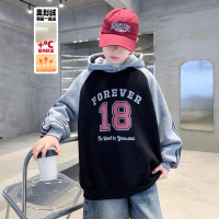 男童加绒连帽卫衣秋冬款新款儿童装冬季一体绒加厚冬装打底衫