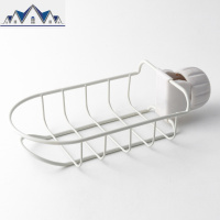 304不锈钢厨房用品创意多功能水龙头置物架夹式水收纳沥水架子 三维工匠