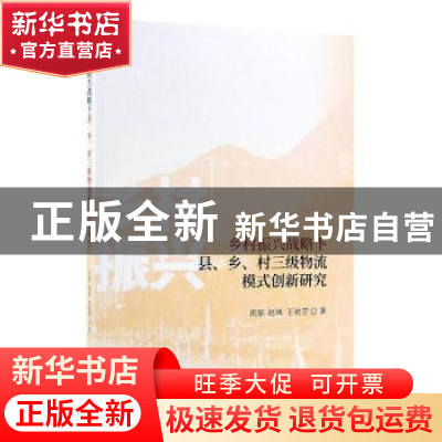 正版 乡村振兴战略下县、乡、村三级物流模式创新研究 宾厚 赵凤