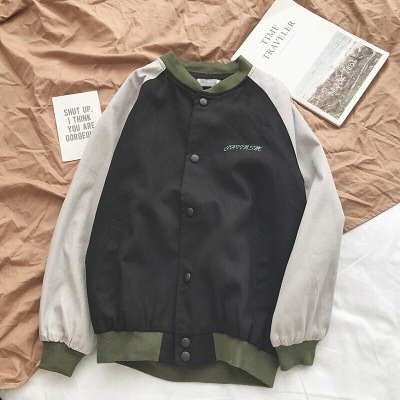 迪鲁奥（DILUAO)2021初秋上新时尚款女装复古港风棒球服女学生流行外套女秋F宽松港味百搭上衣