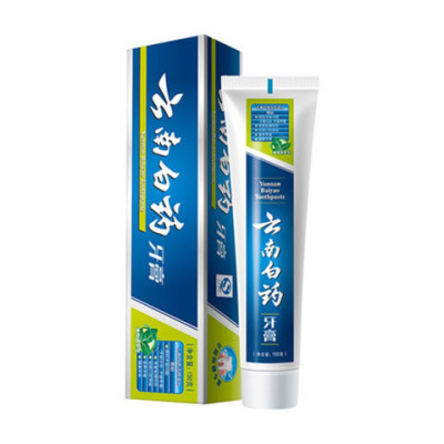 云南白药牙膏薄荷清爽型210g牙渍口气清新牙刷1支210克+牙刷
